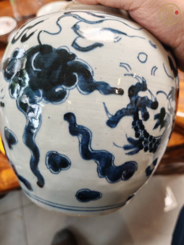 古玩陶瓷青花罐真品鑒賞圖