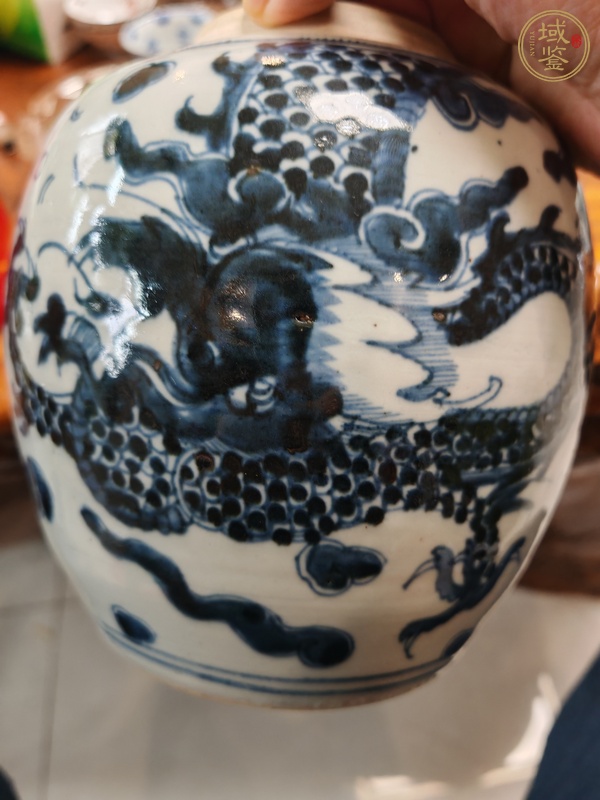 古玩陶瓷青花罐真品鑒賞圖