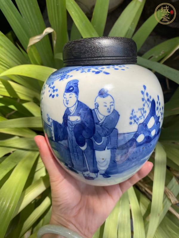 古玩陶瓷青花罐真品鑒賞圖