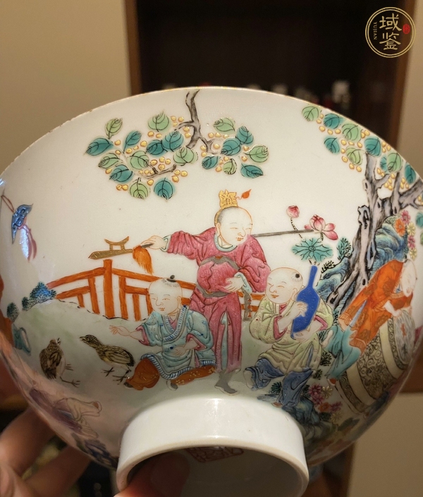 古玩陶瓷粉彩碗真品鑒賞圖