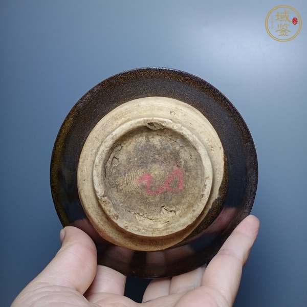 古玩陶瓷磁州窯茶葉末釉茶盞真品鑒賞圖