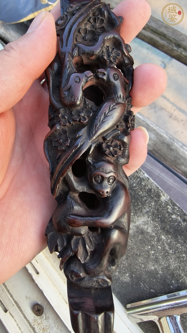 古玩雜項木如意真品鑒賞圖