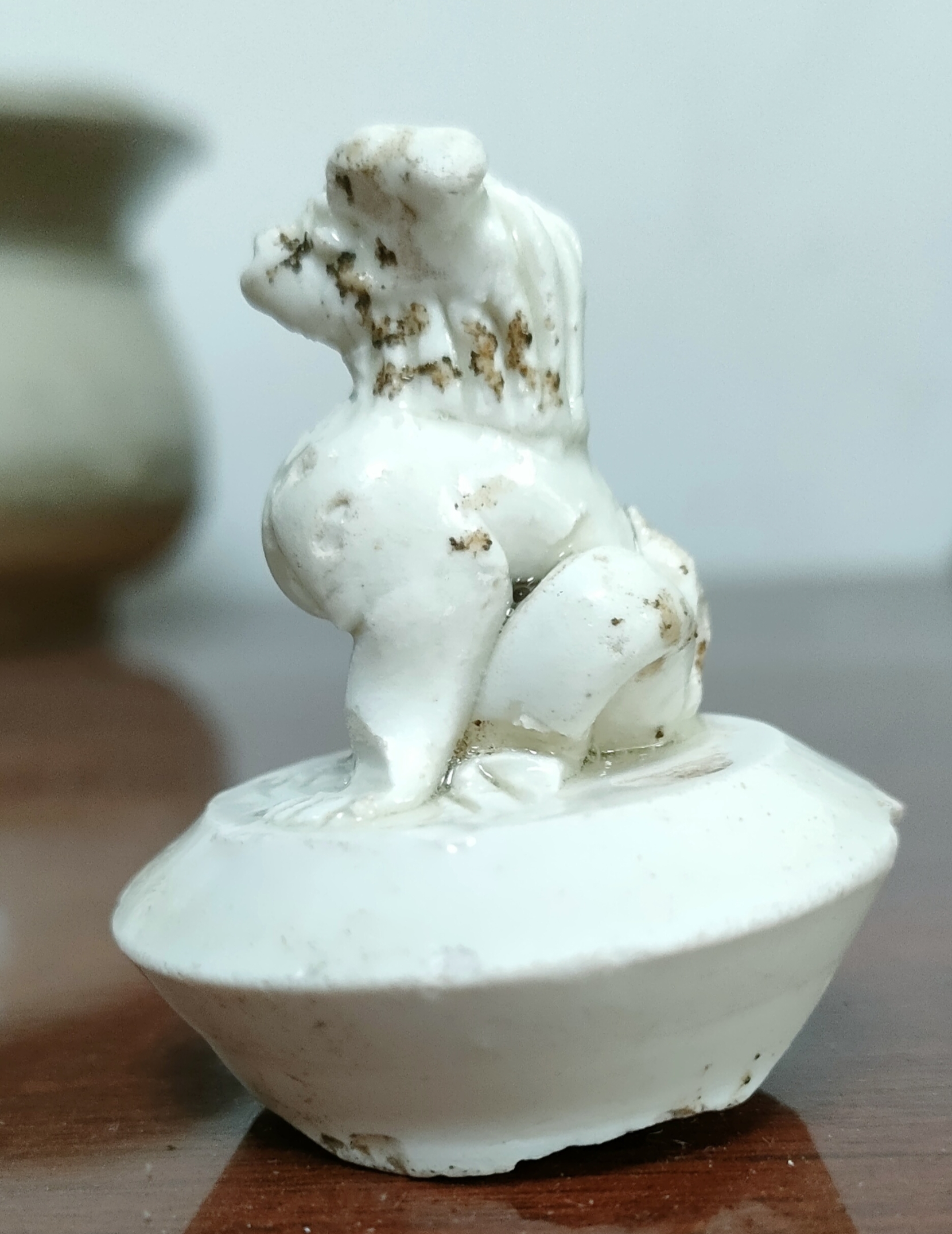 宋時代白玉童子小さい中国古玩堤物売買されたオークション情報