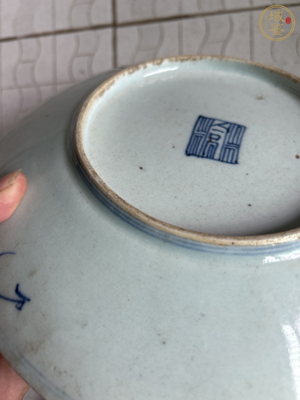 古玩陶瓷青花盤真品鑒賞圖