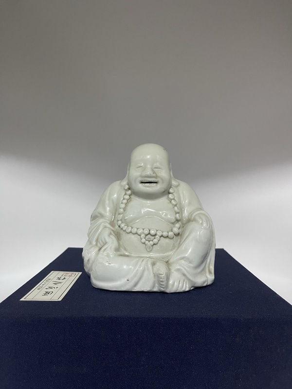 古玩陶瓷清德化白瓷彌勒佛坐像拍賣,當(dāng)前價格2380元