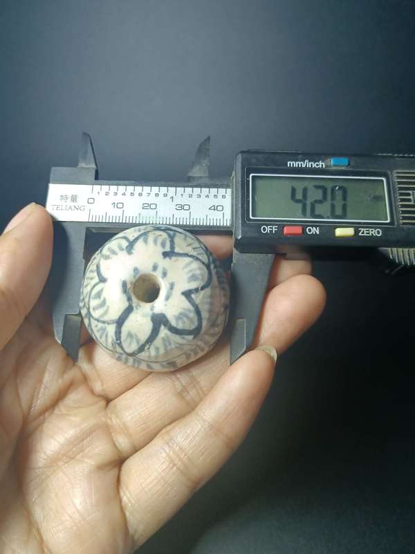 古玩陶瓷明末清初~磁州窯青花花卉紋香插拍賣,當(dāng)前價(jià)格1288元