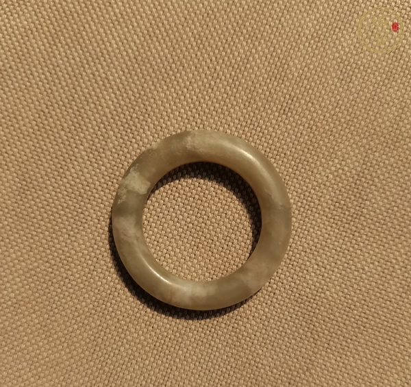 古玩玉器玉襟環(huán)真品鑒賞圖