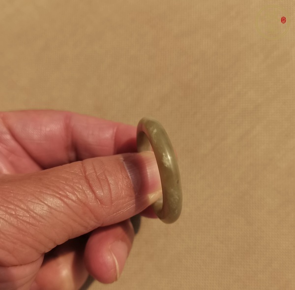 古玩玉器玉襟環(huán)真品鑒賞圖