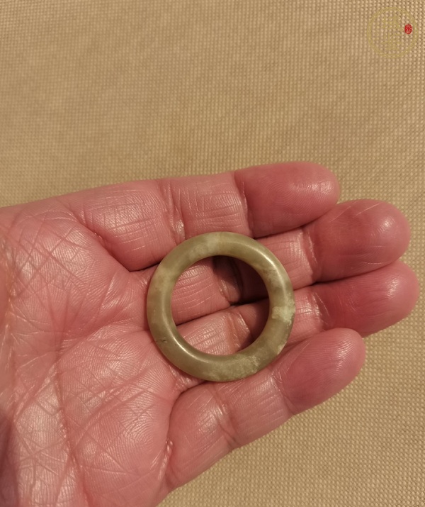 古玩玉器玉襟環(huán)真品鑒賞圖