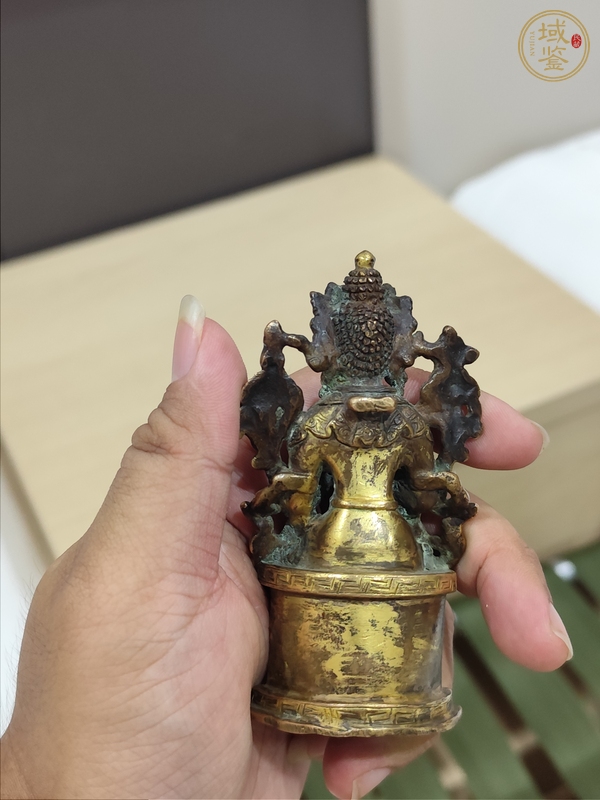 古玩銅器說法彌勒菩薩真品鑒賞圖