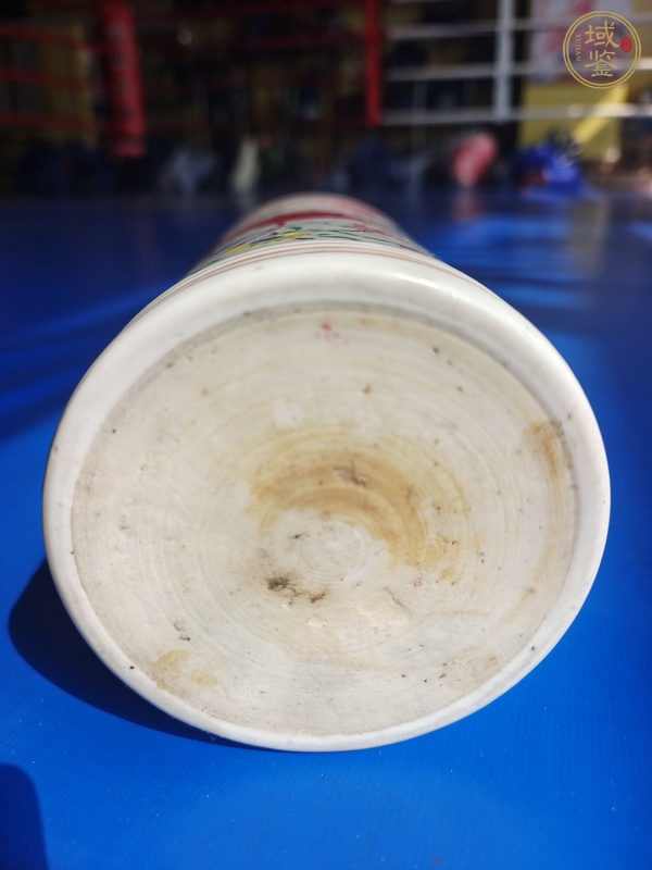 古玩陶瓷粉彩把杯真品鑒賞圖