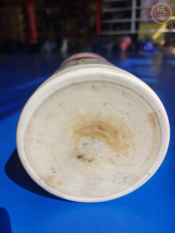 古玩陶瓷粉彩把杯真品鑒賞圖
