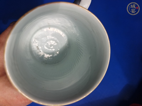 古玩陶瓷粉彩把杯真品鑒賞圖
