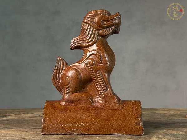 古玩陶瓷屋脊獸真品鑒賞圖
