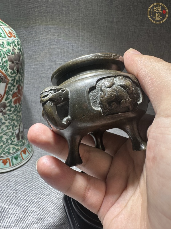 古玩銅器銅爐真品鑒賞圖