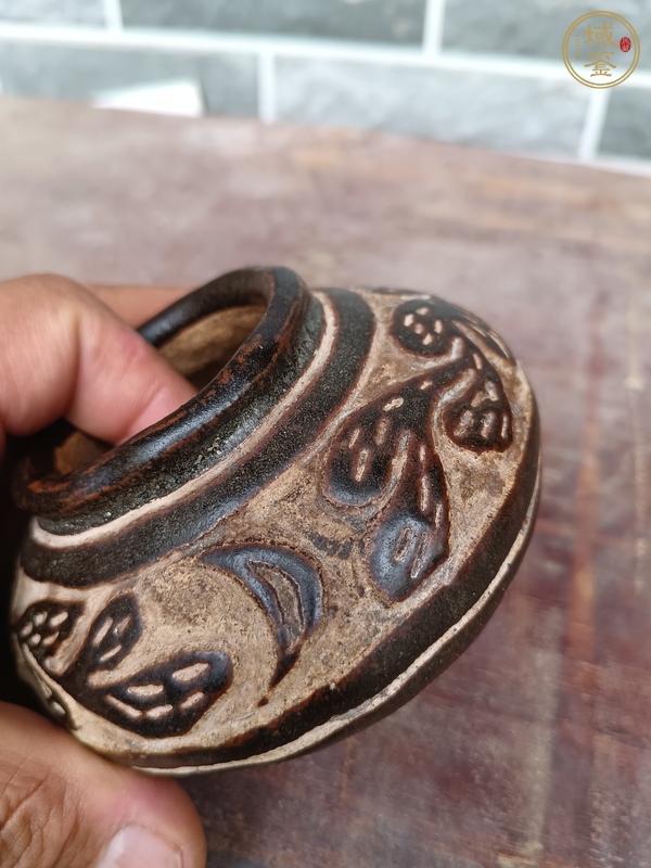古玩陶瓷靈武窯剔花罐真品鑒賞圖