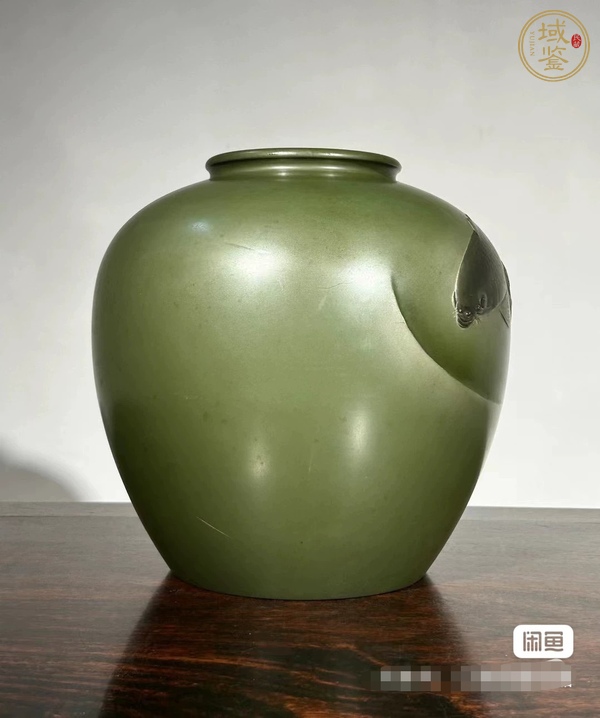 古玩銅器雙魚(yú)銅瓶真品鑒賞圖