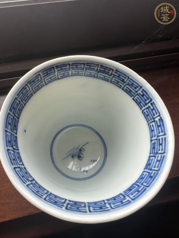 古玩陶瓷青花杯真品鑒賞圖