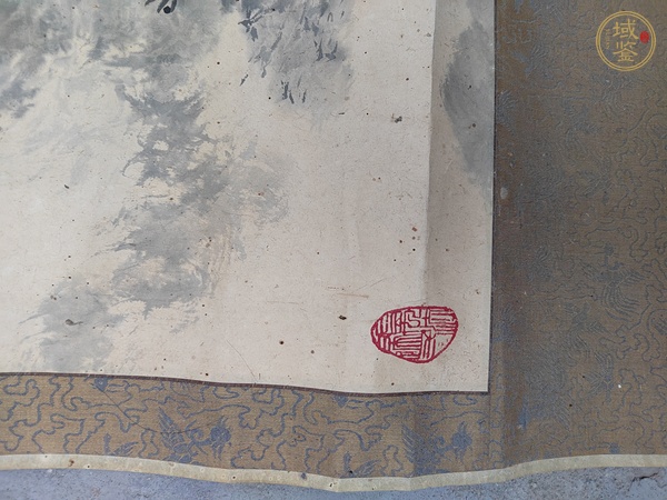 古玩字畫黃山飛瀑真品鑒賞圖