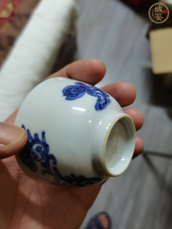 古玩陶瓷青花杯真品鑒賞圖