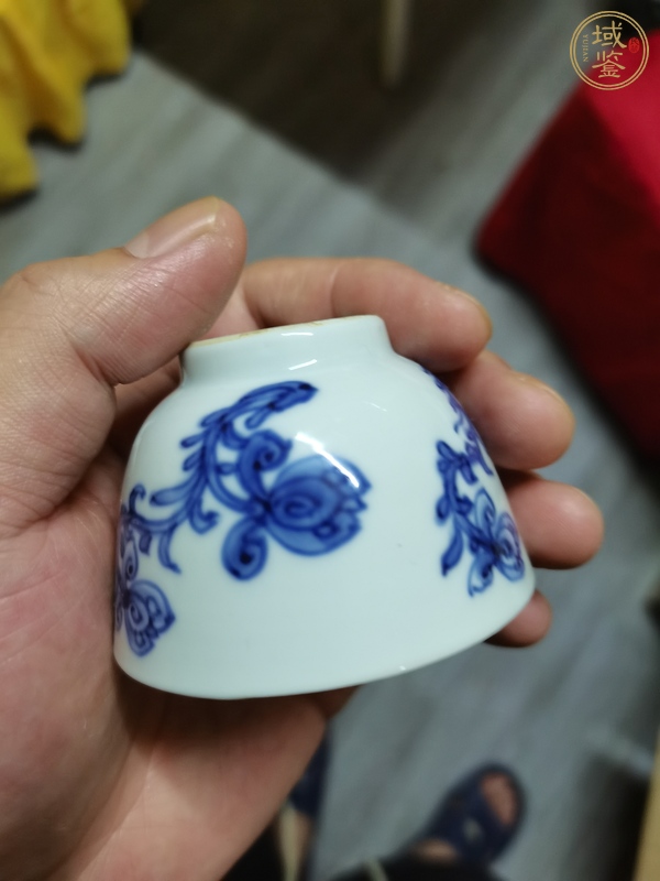 古玩陶瓷青花杯真品鑒賞圖