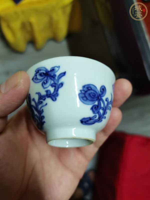 古玩陶瓷青花杯真品鑒賞圖