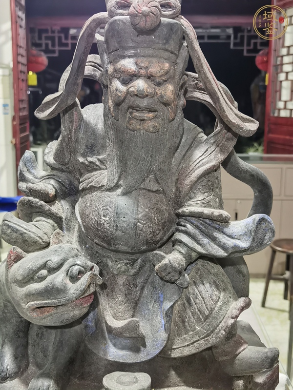 古玩陶瓷黑陶財(cái)神真品鑒賞圖