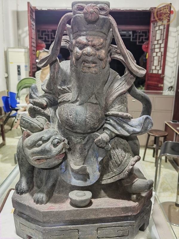 古玩陶瓷黑陶財(cái)神真品鑒賞圖