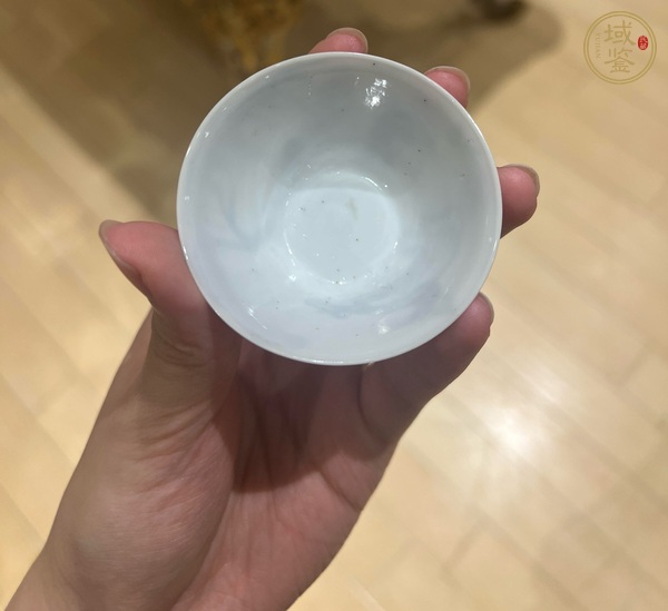 古玩陶瓷牧牛圖青花杯真品鑒賞圖