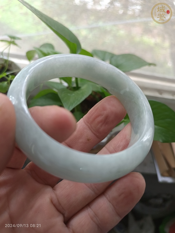 古玩玉器翡翠手鐲真品鑒賞圖