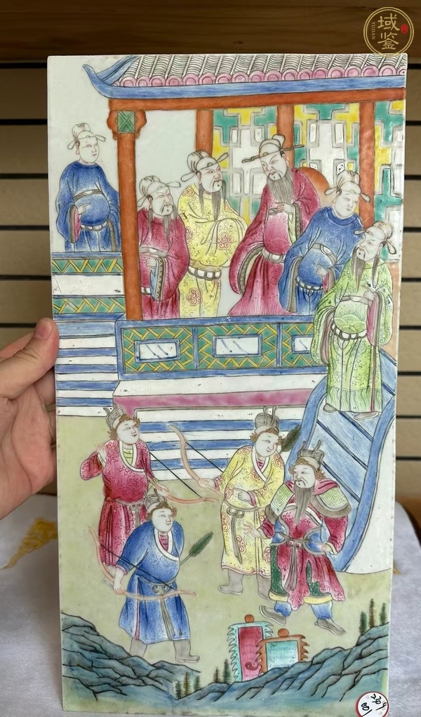 古玩陶瓷瓷板畫真品鑒賞圖