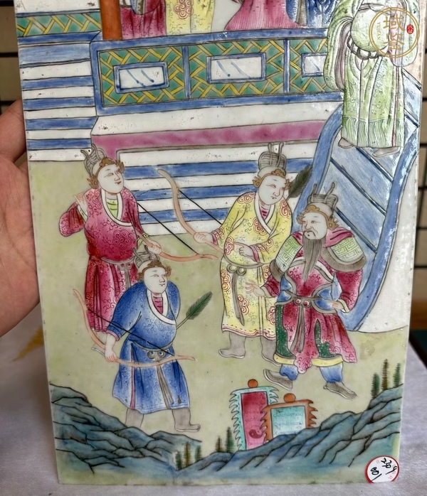 古玩陶瓷瓷板畫真品鑒賞圖
