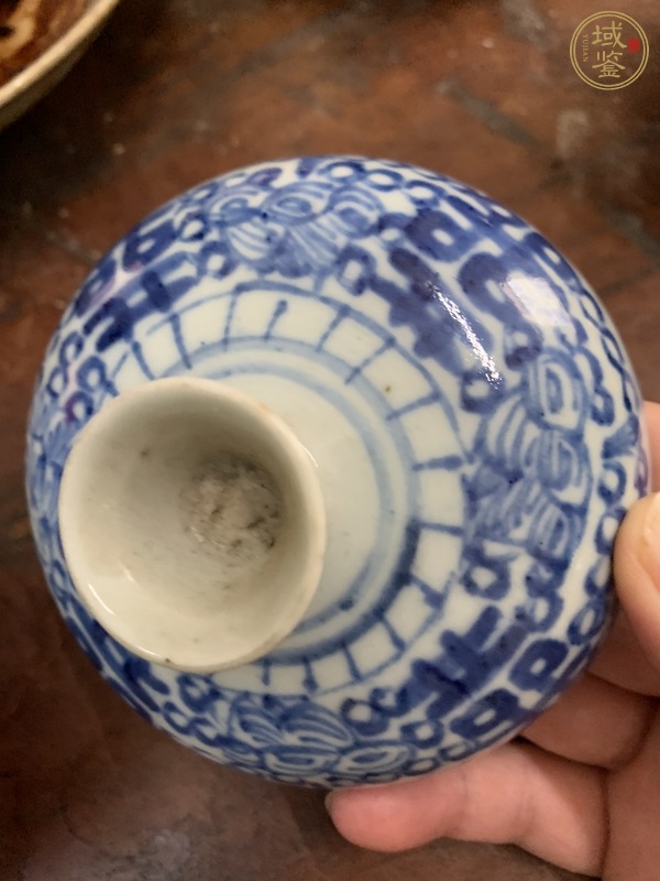 古玩陶瓷青花蓋缸真品鑒賞圖