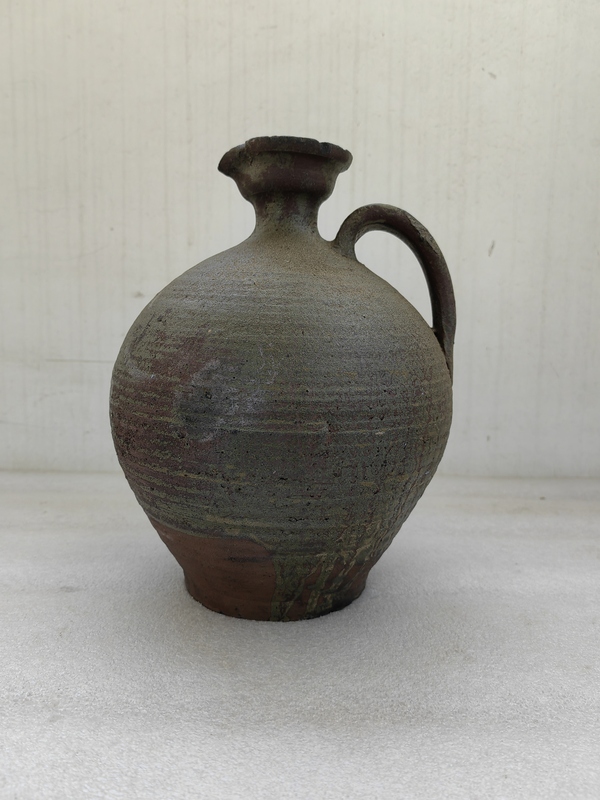 古玩陶瓷褐釉花澆拍賣,當前價格678元