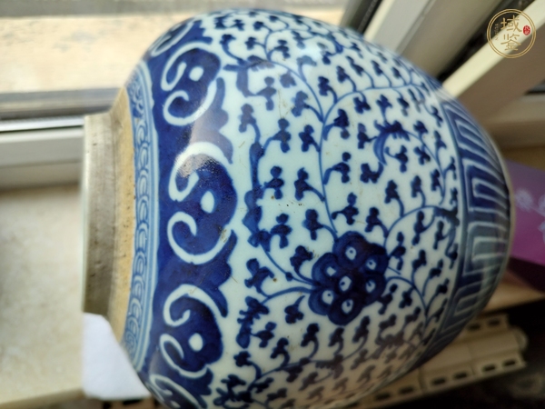 古玩陶瓷青花罐真品鑒賞圖