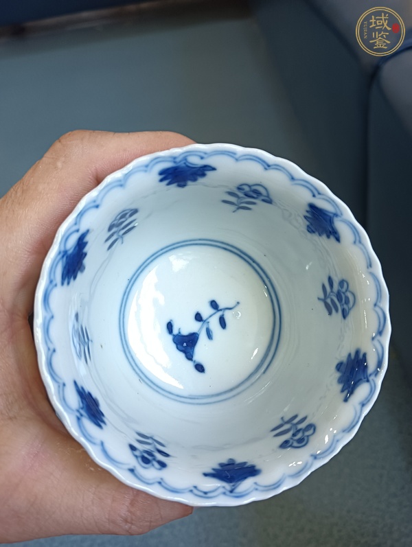 古玩陶瓷青花杯真品鑒賞圖