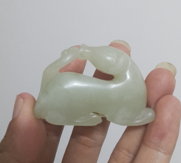古玩玉器和田玉玉馬拍賣(mài),當(dāng)前價(jià)格288元