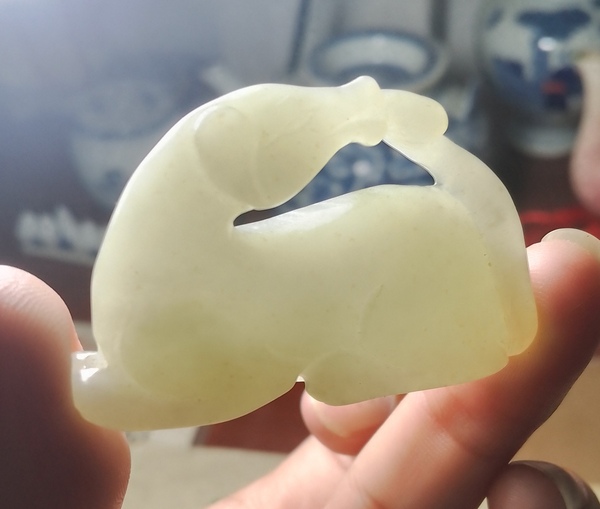古玩玉器和田玉玉馬拍賣(mài),當(dāng)前價(jià)格288元