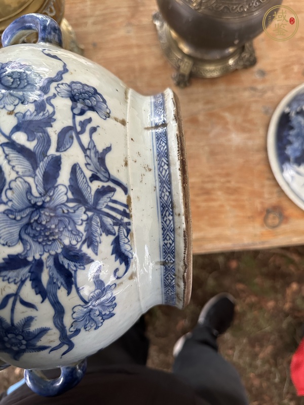 古玩陶瓷青花蓋罐真品鑒賞圖