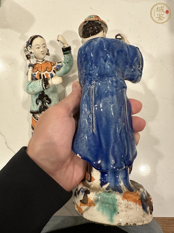 古玩陶瓷人物塑像真品鑒賞圖