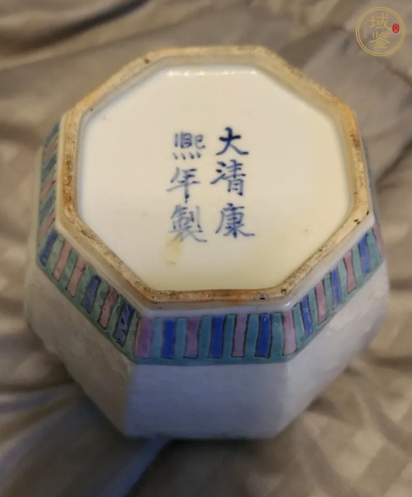 古玩陶瓷花鳥紋粉彩罐真品鑒賞圖