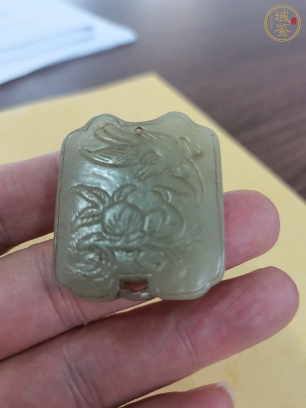 古玩玉器和田玉雕“童子祝壽”牌真品鑒賞圖