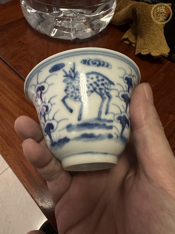 古玩陶瓷青花杯真品鑒賞圖