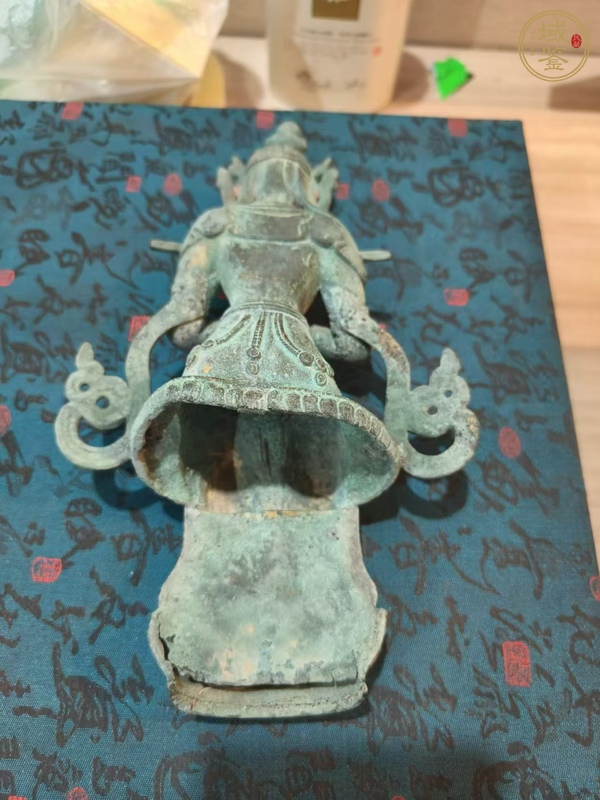 古玩銅器彌勒真品鑒賞圖