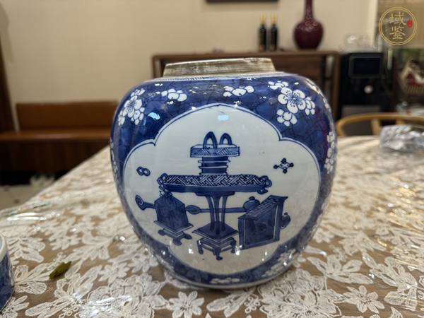 古玩陶瓷青花罐真品鑒賞圖