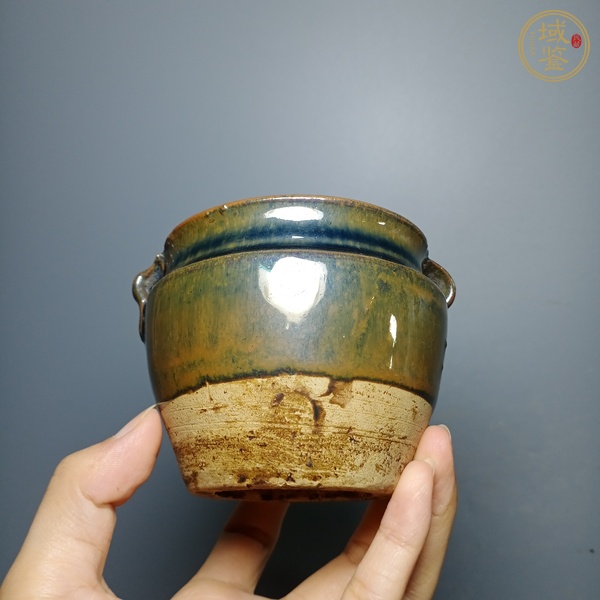 古玩陶瓷雙系茶葉罐真品鑒賞圖