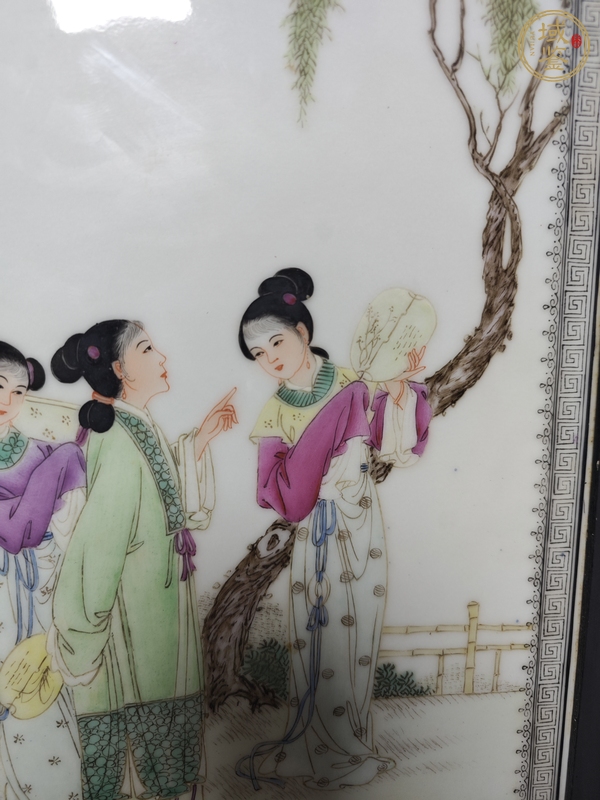 古玩陶瓷瓷板畫真品鑒賞圖