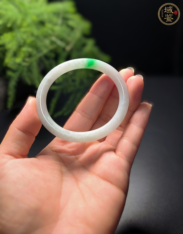 古玩玉器天然翡翠手鐲真品鑒賞圖