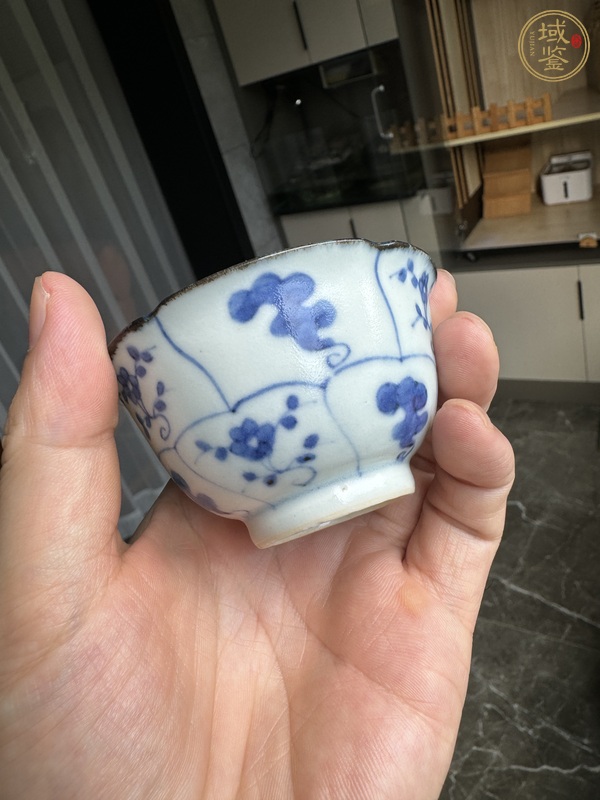 古玩陶瓷青花蓋杯真品鑒賞圖