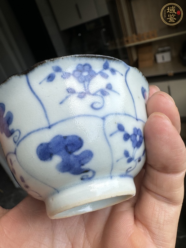 古玩陶瓷青花蓋杯真品鑒賞圖